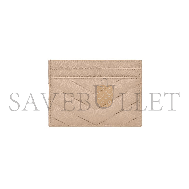 YSL CASSANDRE MATELASSÉ CARD CASE IN GRAIN DE POUDRE LEATHER 423291BOW012721 (10.5*7.5*0.5cm)